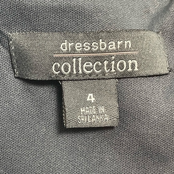 Dress Barn Blue-Green Iridescent Layered Tiered Sleeveless Dress - Size 4 - Picture 9 of 13
